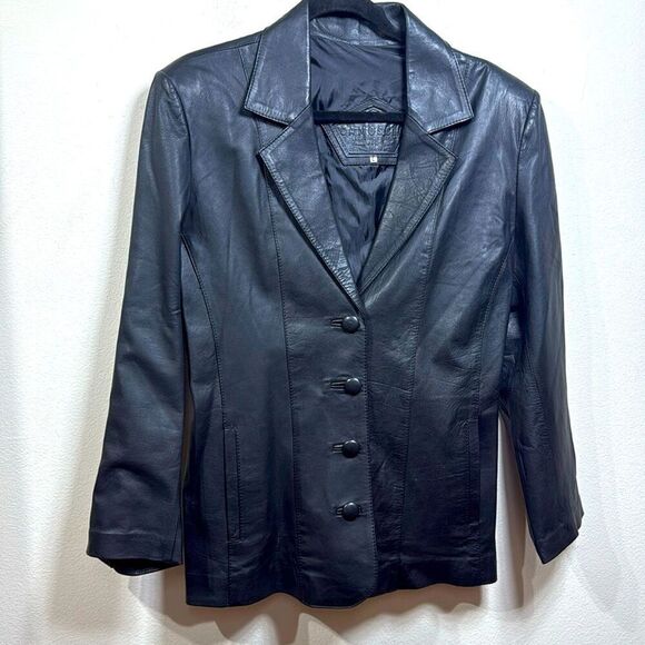 CAMOSCIO Jackets & Blazers - (E1) CAMOSCIO COLOMBIA, pure leather jackets, women's size L